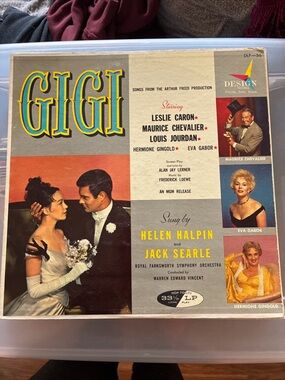 Gigi Vinyl Record - Yellow & Multi-Color Cover